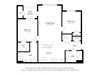 Crossroad Commons_2 Bedroom A-ADA_2D Floor Plan